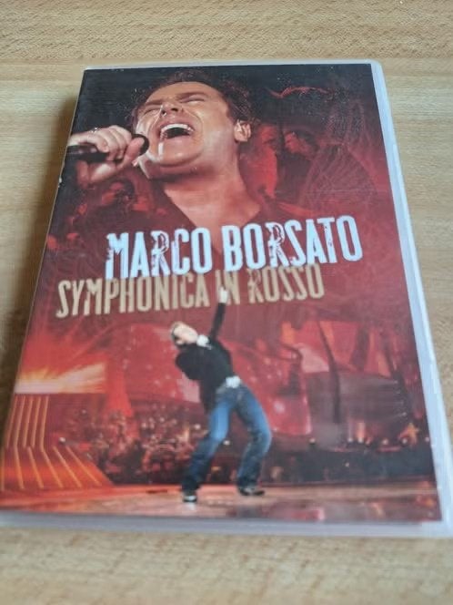 Dvd Marco Borsato symphonica in rosso h, Alle leeftijden, Ophalen of Verzenden, Zo goed als nieuw, Concert