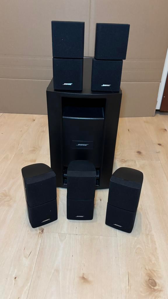 Bose 5.1systeem, Audio, Tv en Foto, Luidsprekers, Zo goed als nieuw, Complete surroundset, 60 tot 120 watt, Bose, Ophalen of Verzenden