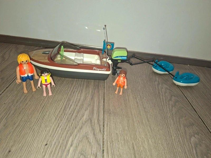 playmobil zomer boot met banden tubing, Ophalen of Verzenden
