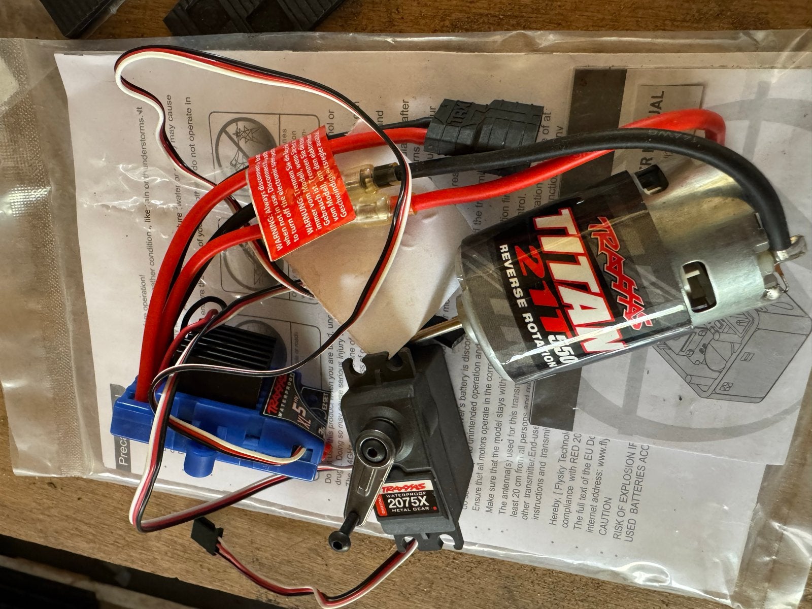 NIEUW Traxxas TRX-4 Onderdelen: Motor, ESC, Stuur Servo, Elektro, Nieuw, Ophalen of Verzenden, Schaal 1:10