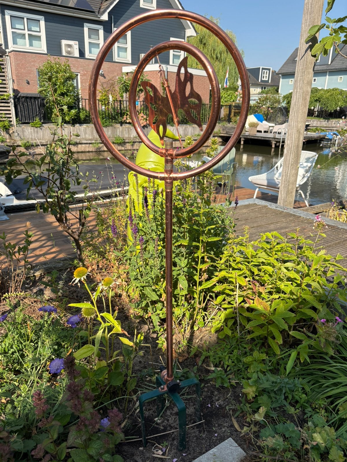 Tuin sproeier, vlinder, koper, Ophalen, Zo goed als nieuw