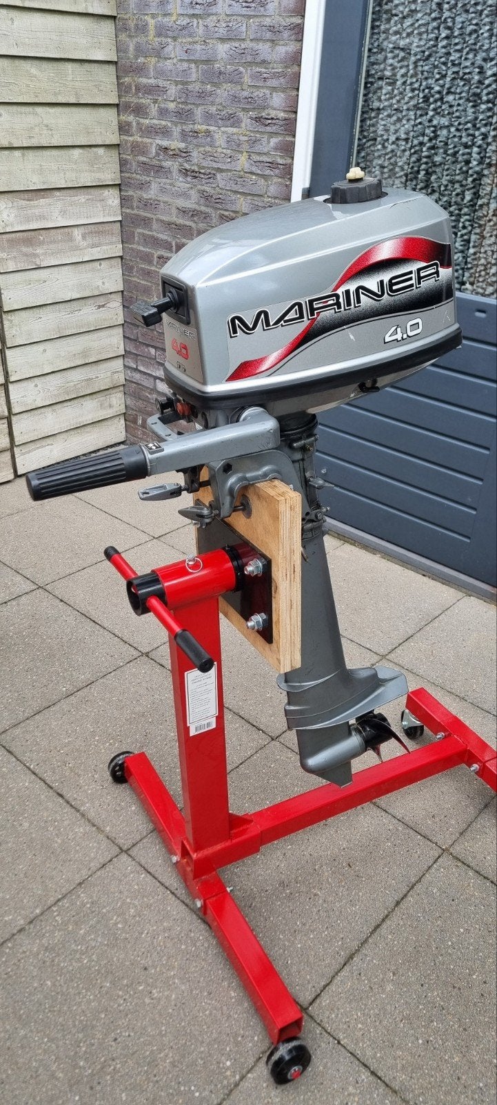 Mariner 4pk, Ophalen, Gebruikt, Motor en Techniek, Zeilboot of Motorboot