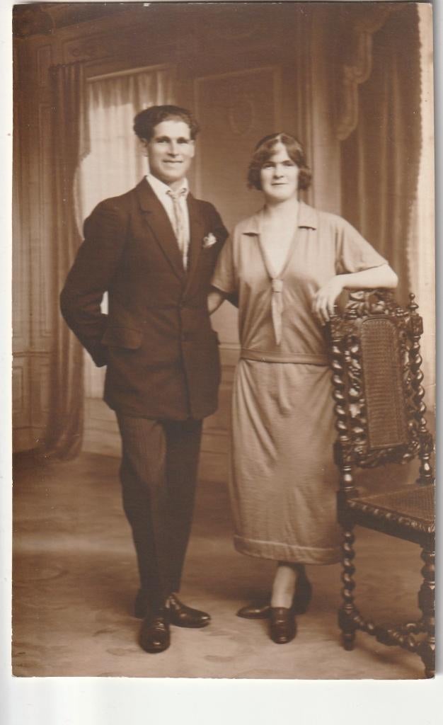 fotokaart   -  koppel, Verzenden, Voor 1940, Zo goed als nieuw