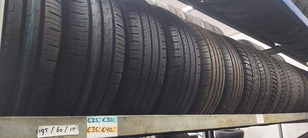 195/60/15 Zomerbanden diverse A-merken 6+mm vanaf €40 p st., Gebruikt, 15 inch, -, -