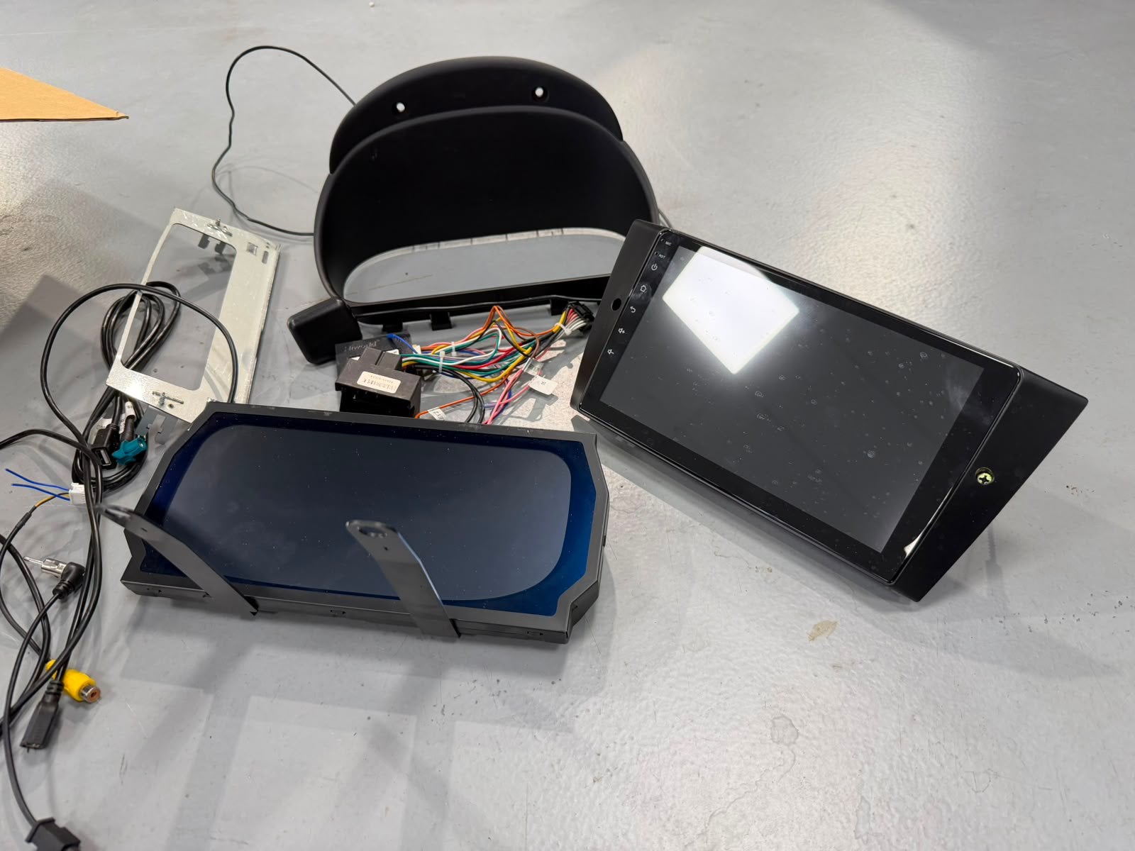 virtuele teller Bmw 3 serie Android Auto Radio Scherm, Auto diversen, Autoradio's, Ophalen of Verzenden, Zo goed als nieuw