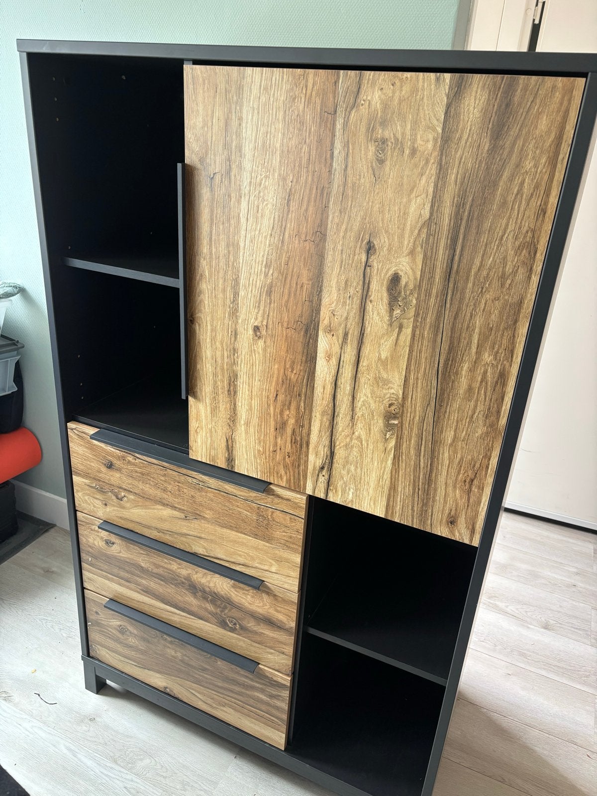 Kast met lades en deur - 149x90x48 cm, Ophalen of Verzenden, Gebruikt