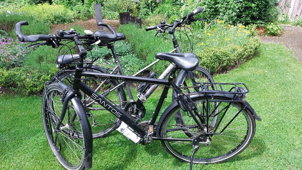 Santos trekking fietsen, Fietsen en Brommers, 28 inch, Gebruikt, Velgrem, 56 cm of meer
