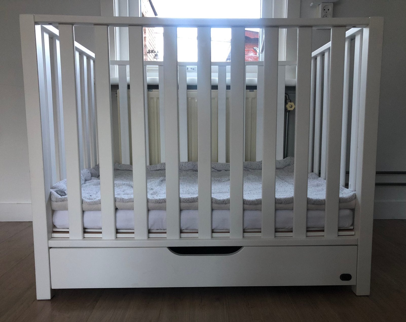 Twf box Sam met matras, Kinderen en Baby's, Ophalen, Zo goed als nieuw, In hoogte verstelbaar