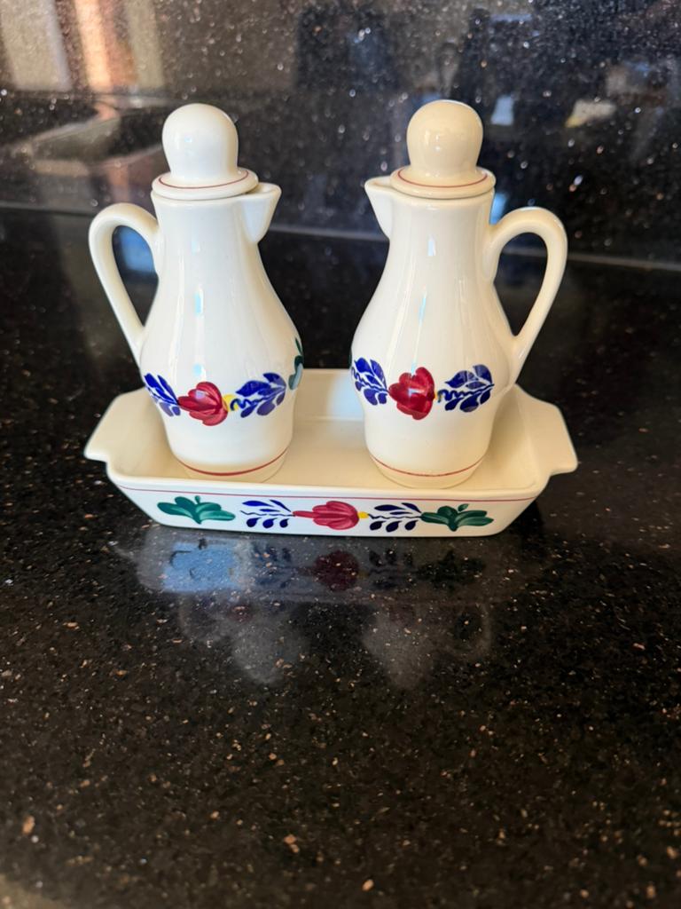 Boerenbont servies, Huis en Inrichting, Keuken | Servies, Ophalen of Verzenden, Zo goed als nieuw, Bord(en), Aardewerk