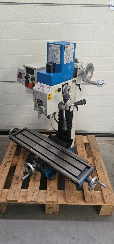 HBM BF 25 Vario Freesmachine 230 Volt - 750 Watt Grote Tafel, Doe-het-zelf en Verbouw, Gereedschap | Freesmachines, Ophalen of Verzenden