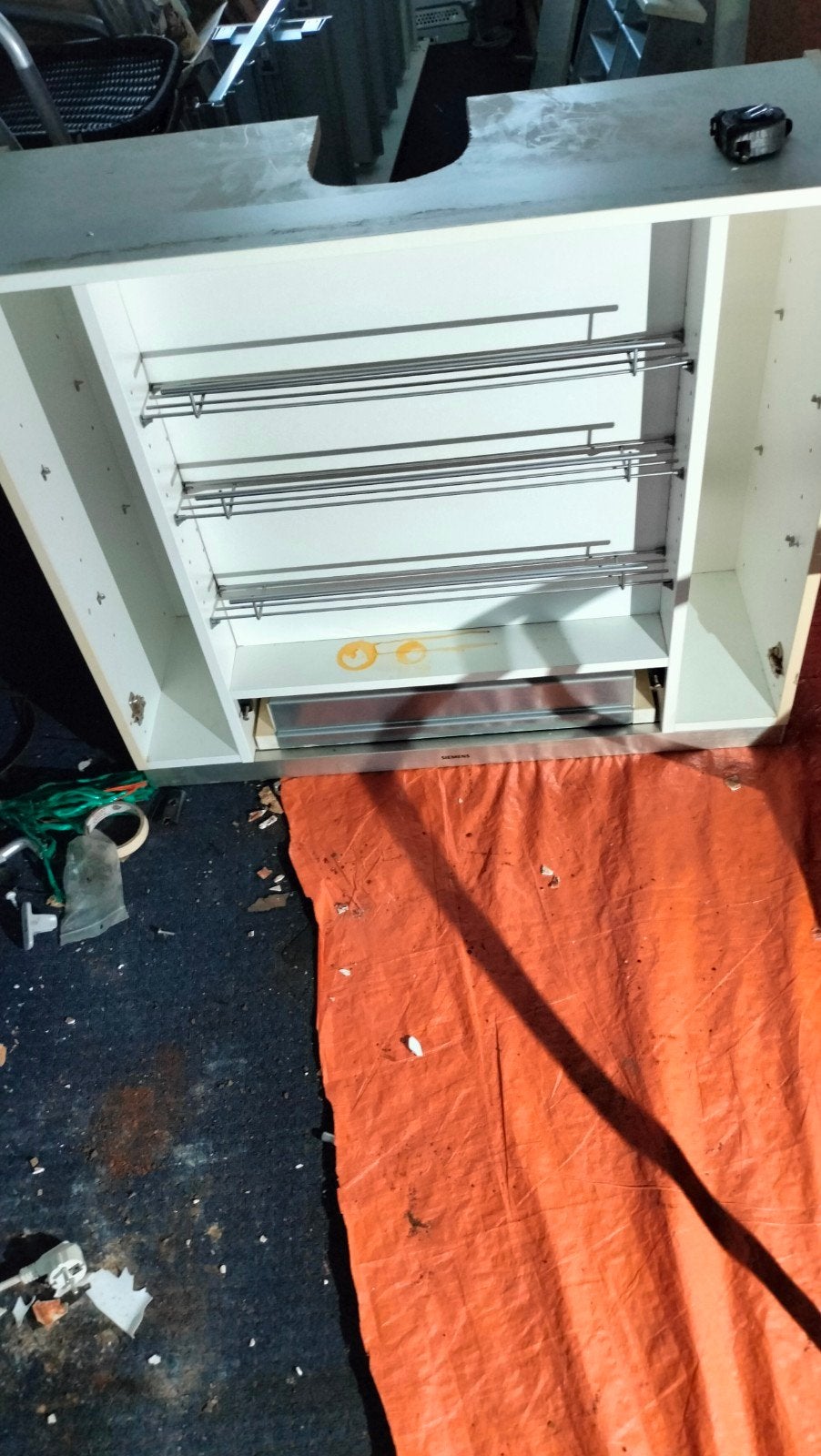 keuken, Ophalen, Gebruikt, Wit
