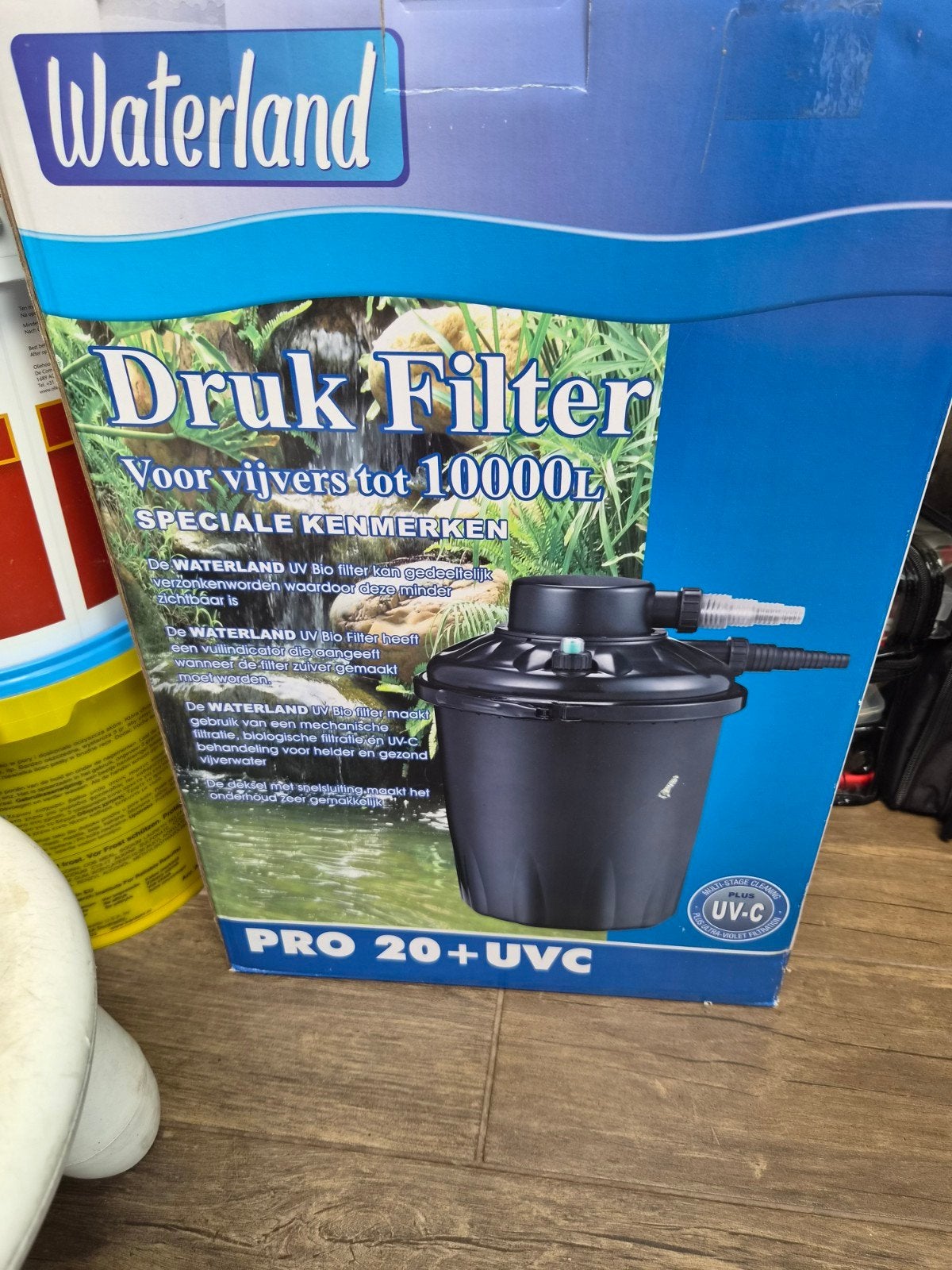 Drukfilter, Ophalen, Zo goed als nieuw, Vijverfilter