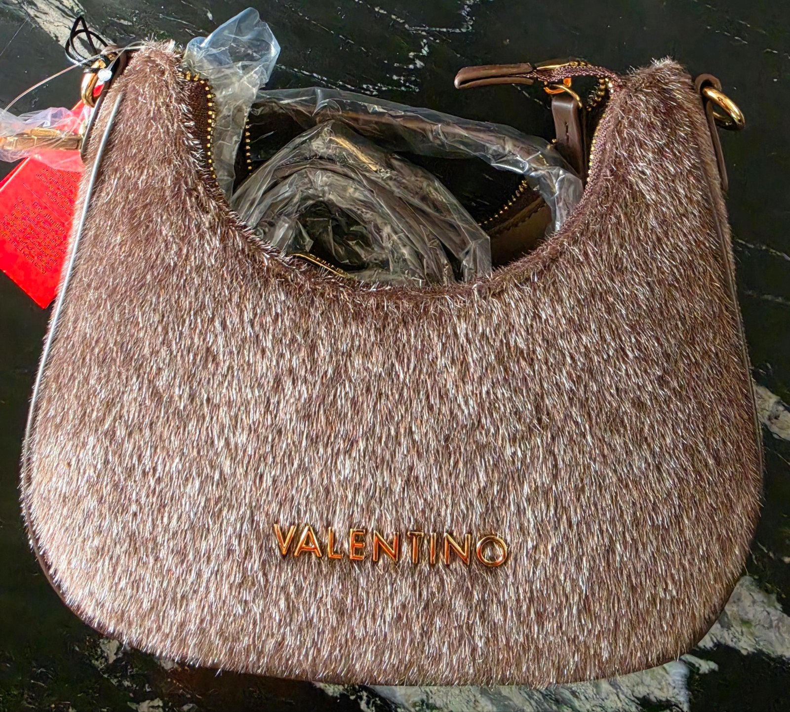 Valentino Handtas - Nieuw met labels, Sieraden, Tassen en Uiterlijk, Ophalen, Nieuw, Bruin, Handtas