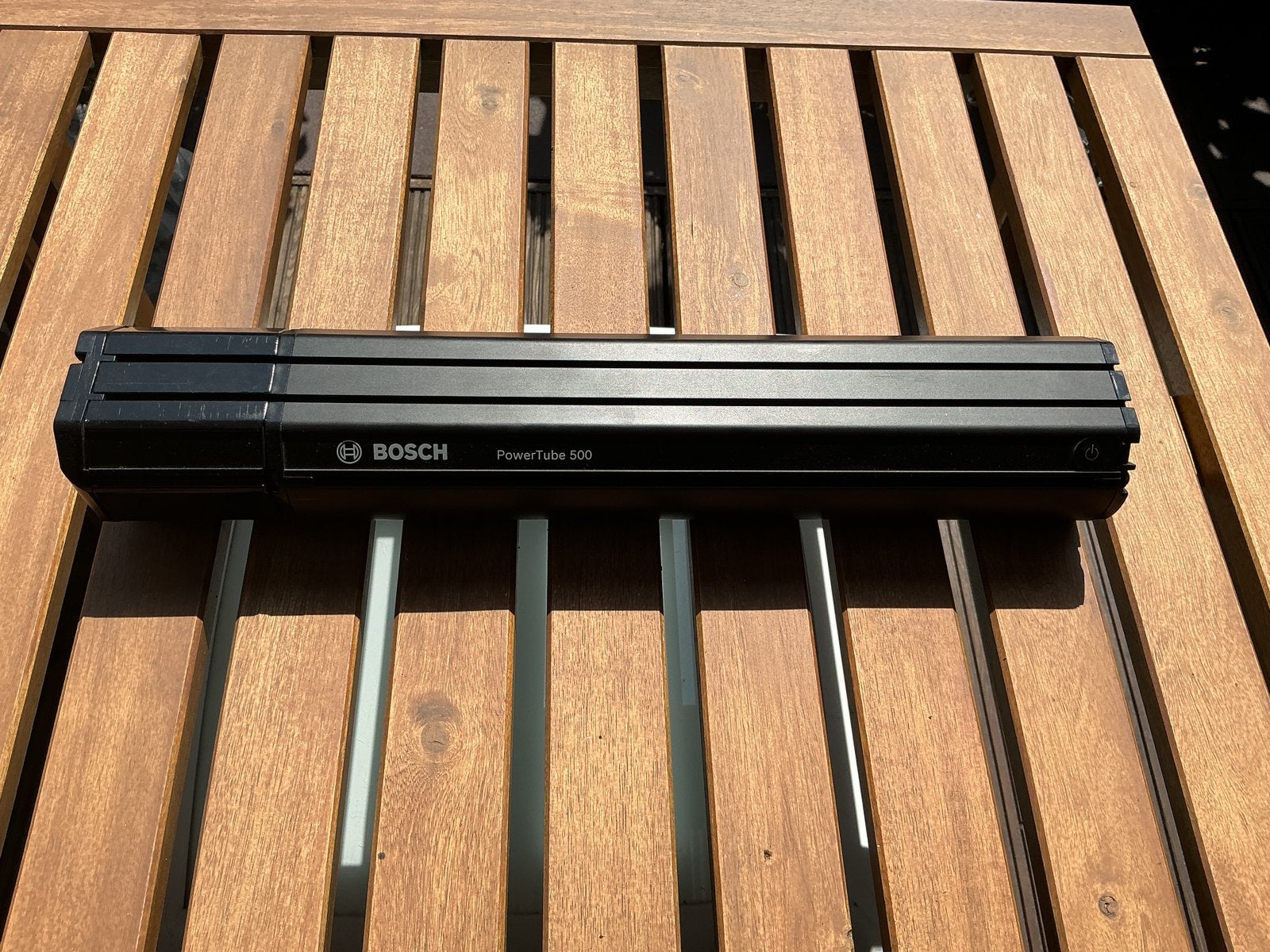 Bosch powertube 500 watt horizontaal + koppelstuk, Ophalen of Verzenden, Zo goed als nieuw