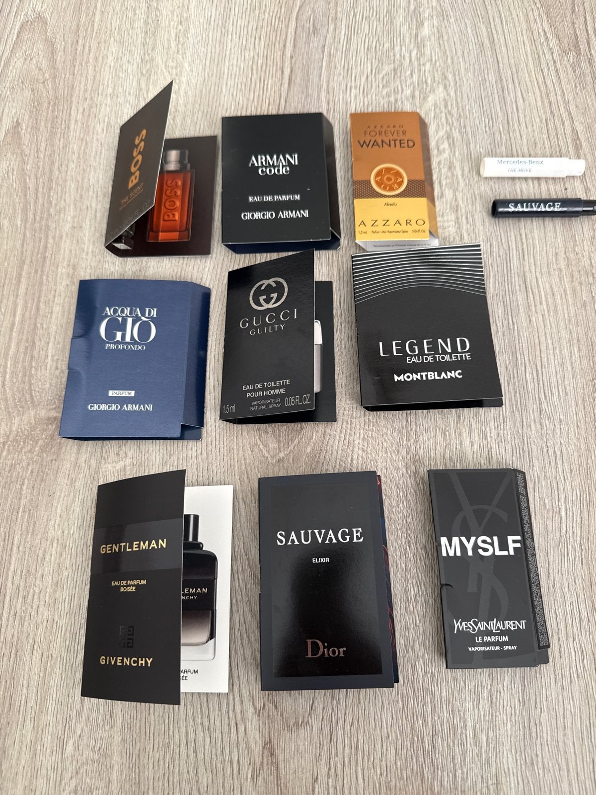 Parfum Samples Heren - Dior, Armani, Boss, Gucci, YSL, Ophalen of Verzenden, Nieuw