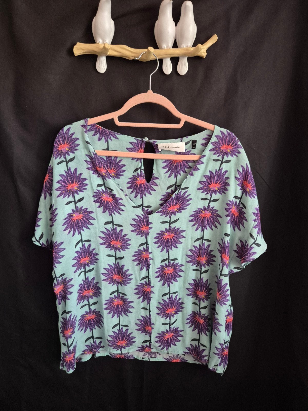 POM Amsterdam blouse shirt maat 44, POM Amsterdam, Meerkleurig, Maat 42/44 (L), Ophalen of Verzenden