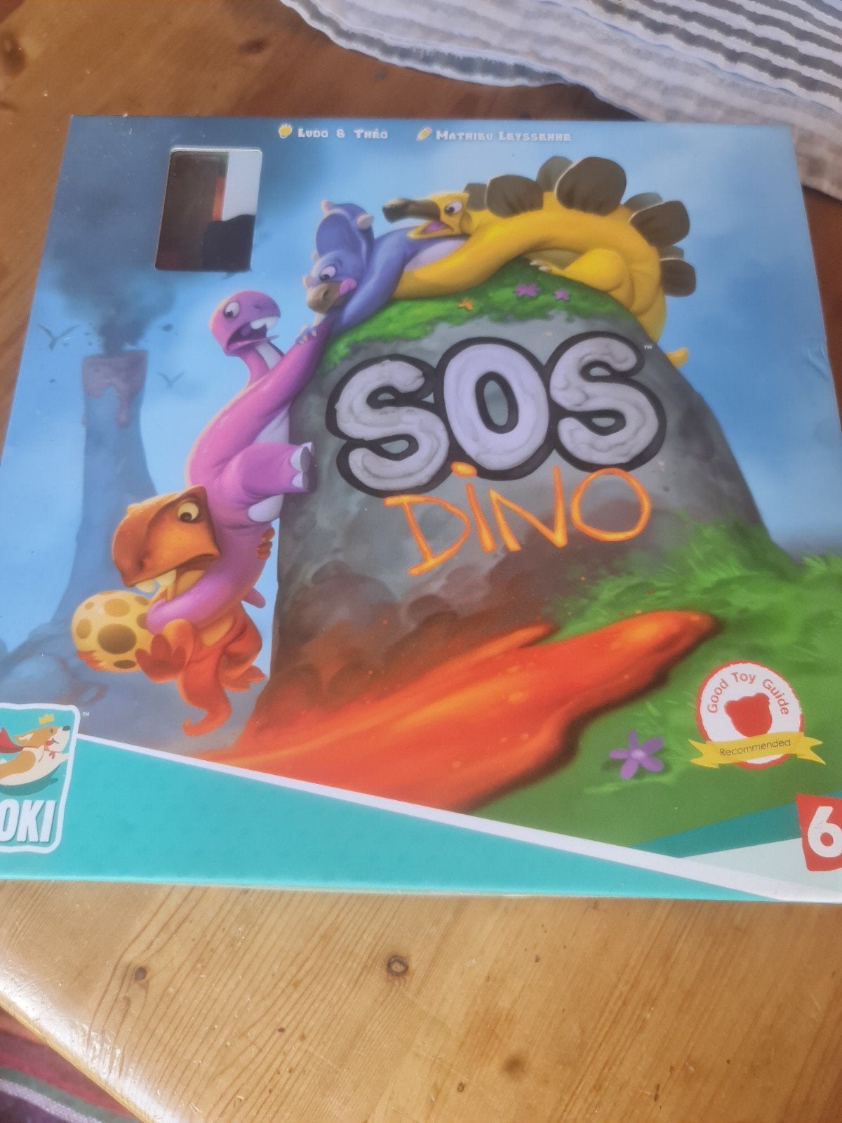SOS Dino - Leuk coöperatief kinderspel, compleet, Drie of vier spelers, Ophalen of Verzenden, Zo goed als nieuw