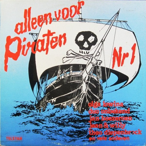Verzamel - Alleen Voor Piraten 1, Cd's en Dvd's, Vinyl | Nederlandstalig, LP, Gebruikt, Verzenden, Schlager