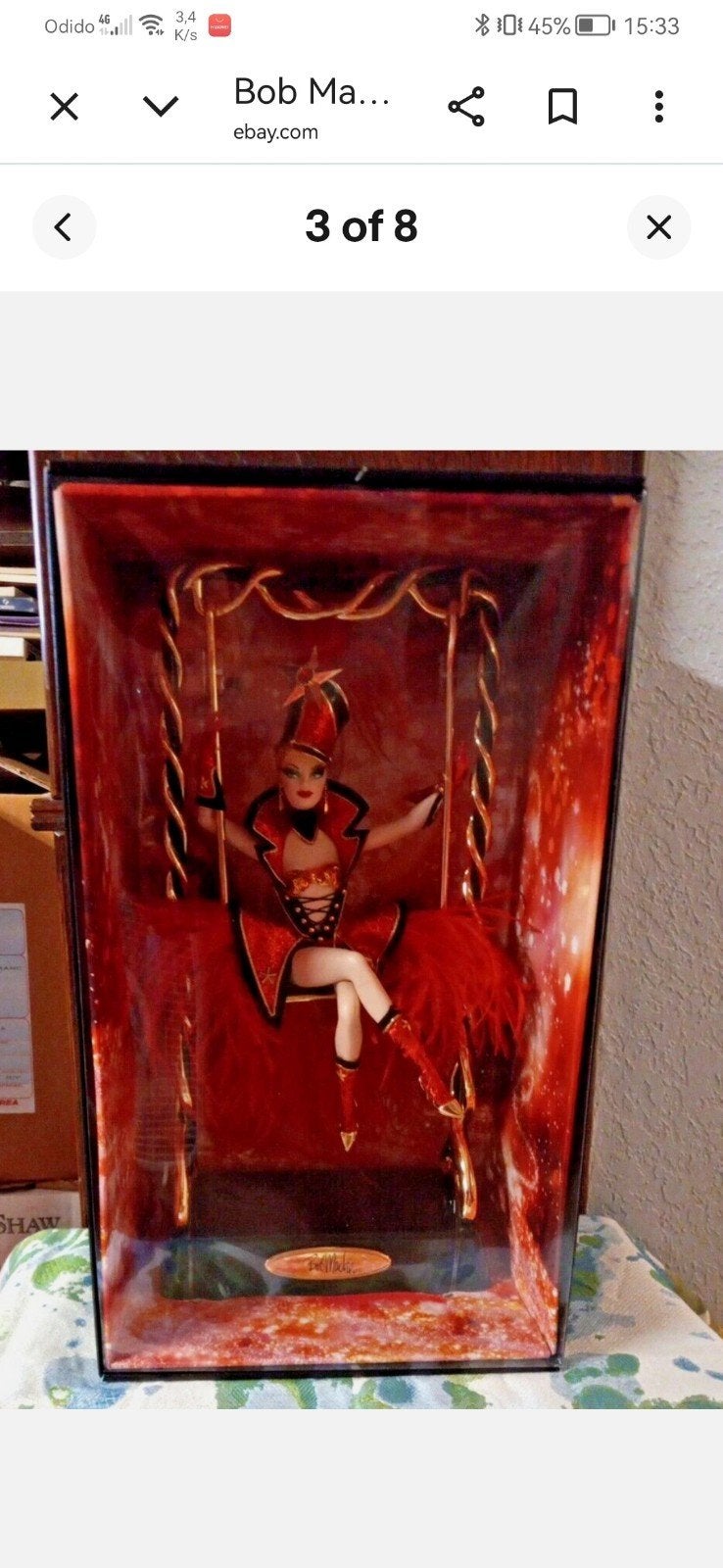 Bob Mackie Circus Barbie Pop - Limited Edition, Verzamelen, Ophalen of Verzenden, Nieuw, Pop