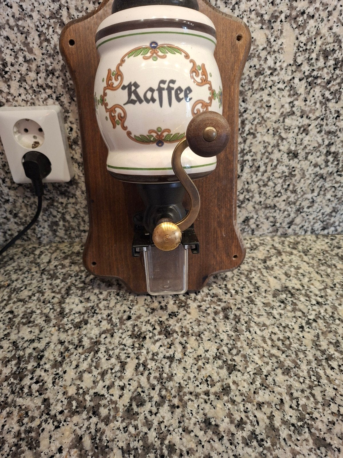 Oude wandkoffiemolen - Vintage 'Kaffee' design, Ophalen of Verzenden