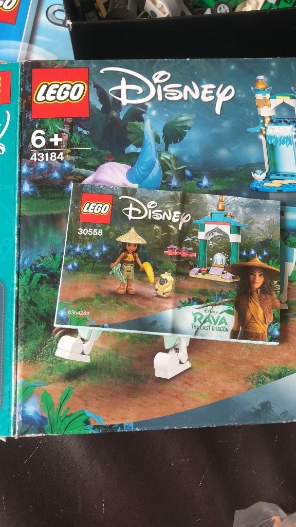 LEGO Disney Raya 43184 + 30558, Lego, Compleet, Ophalen of Verzenden, Zo goed als nieuw