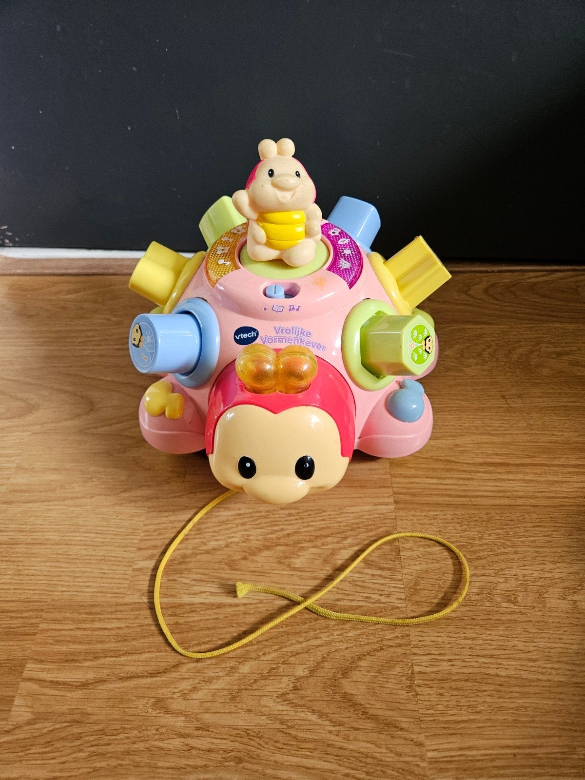 vtech vrolijke vormenkever interactief speelgoed trekdier, Ophalen of Verzenden, Zo goed als nieuw, 6 maanden tot 2 jaar
