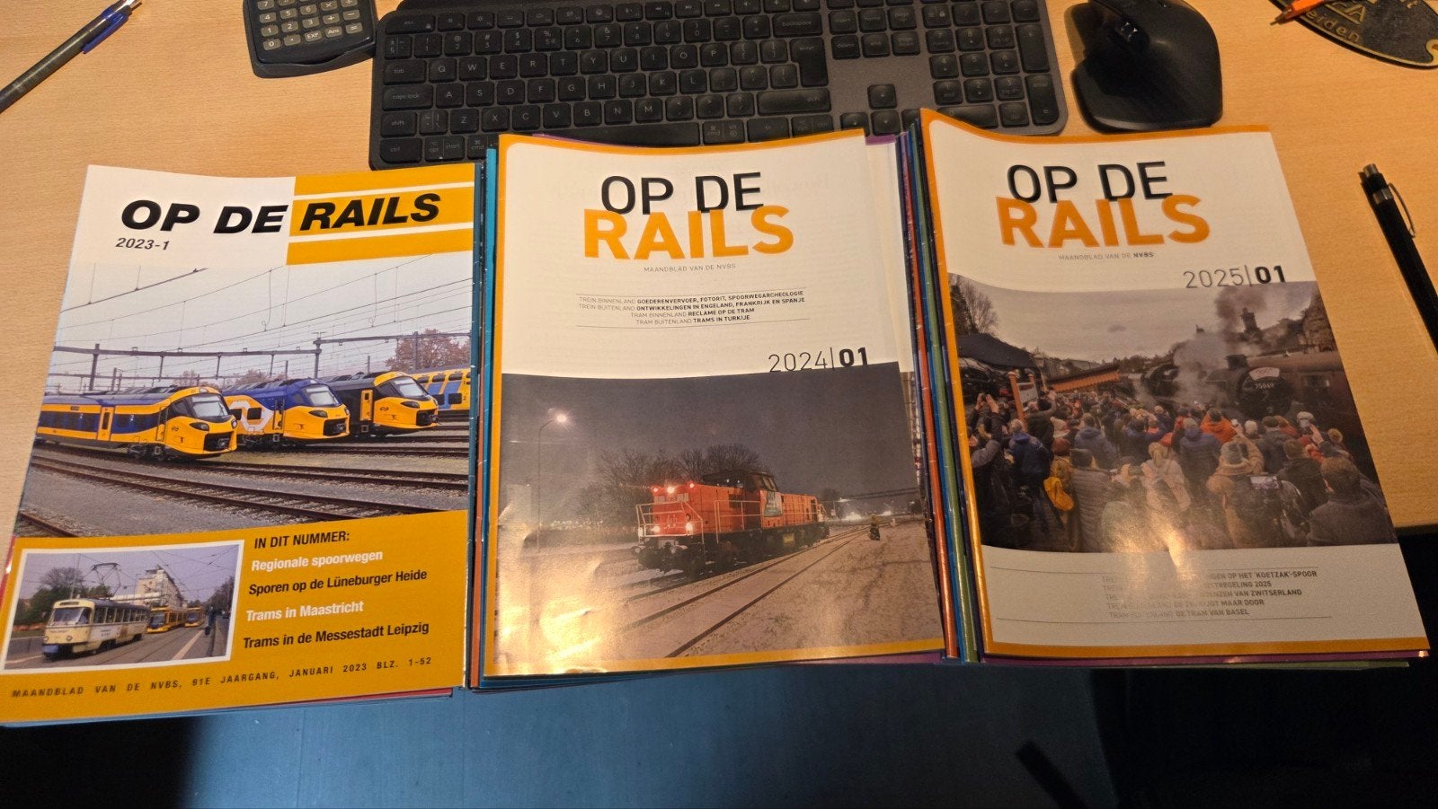 Op de Rails - Jaargangen 2023, 2024 en 2025, Ophalen of Verzenden, Zo goed als nieuw, Overige typen