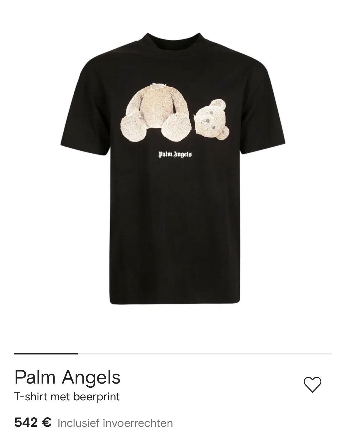 Orgineel palm angels shirt, Ophalen of Verzenden, Zo goed als nieuw, Zwart