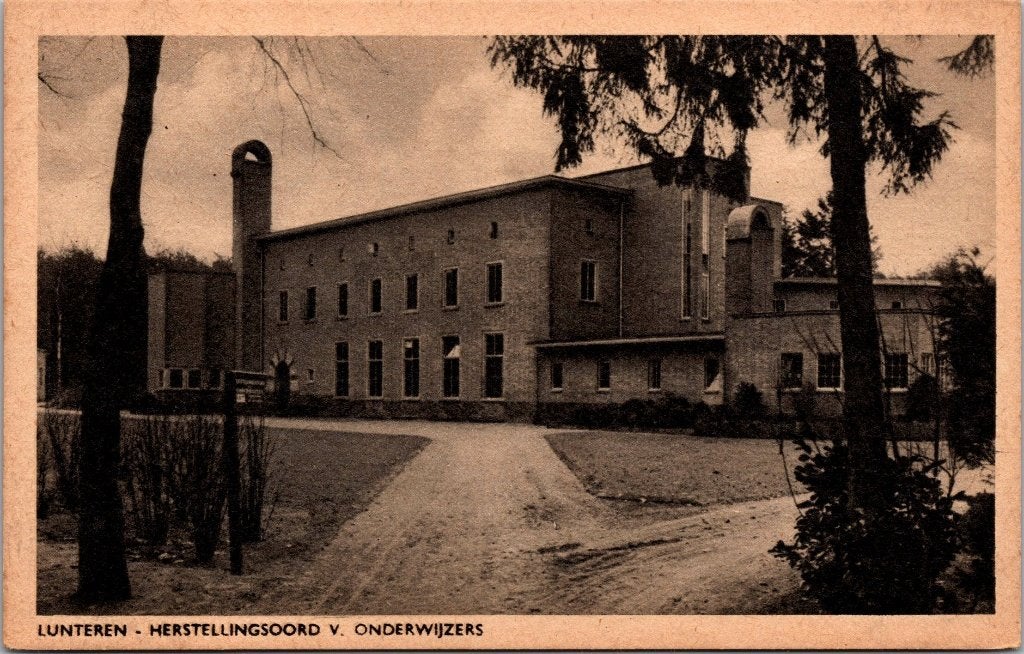 Lunteren - 12 antieke ansichtkaarten I, Verzamelen, Ansichtkaarten | Nederland, Verzenden, 1920 tot 1940, Gelopen, Gelderland