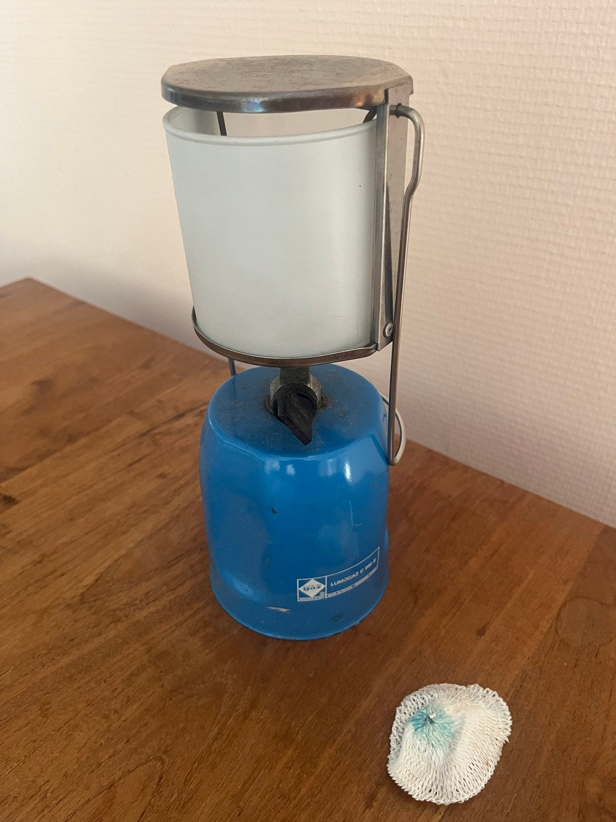 Campingaz Lumogaz C 200 S gaslamp, Ophalen, Gebruikt
