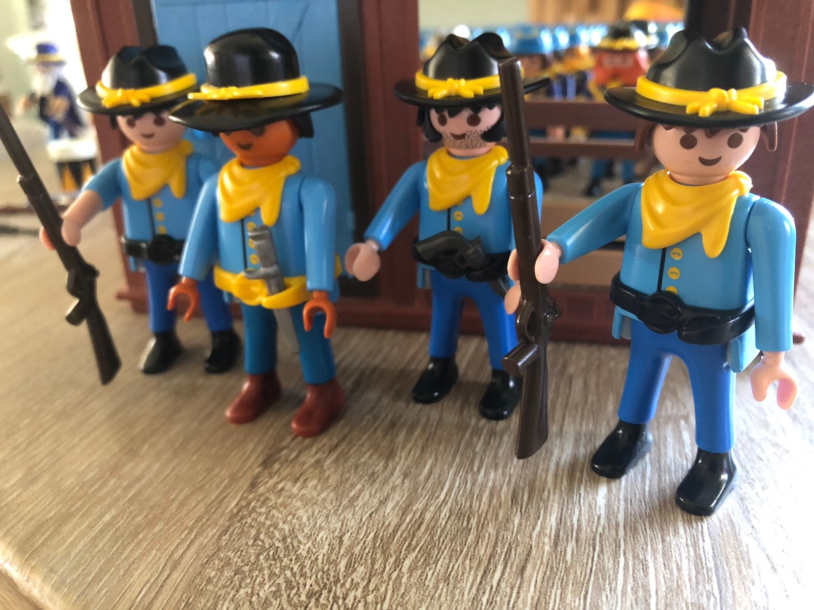 Unieke Western Soldaten, Complete set, Ophalen of Verzenden, Zo goed als nieuw, Figuren