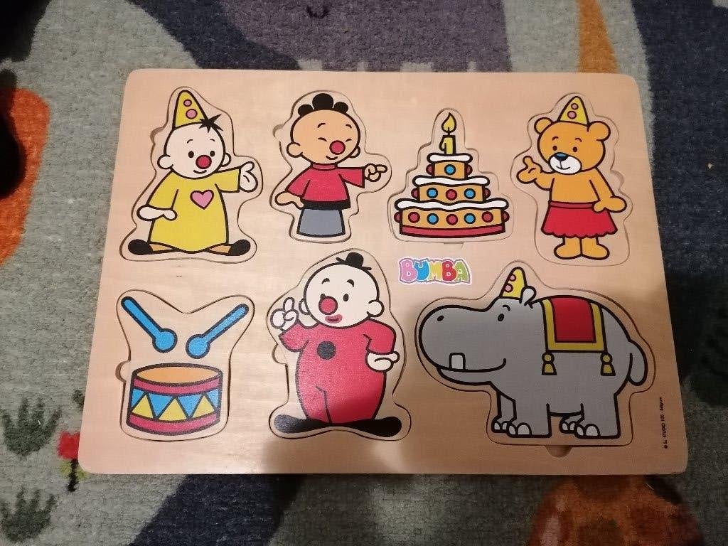 Bumba puzzel hout, Ophalen of Verzenden, Minder dan 10 stukjes, 6 maanden tot 2 jaar