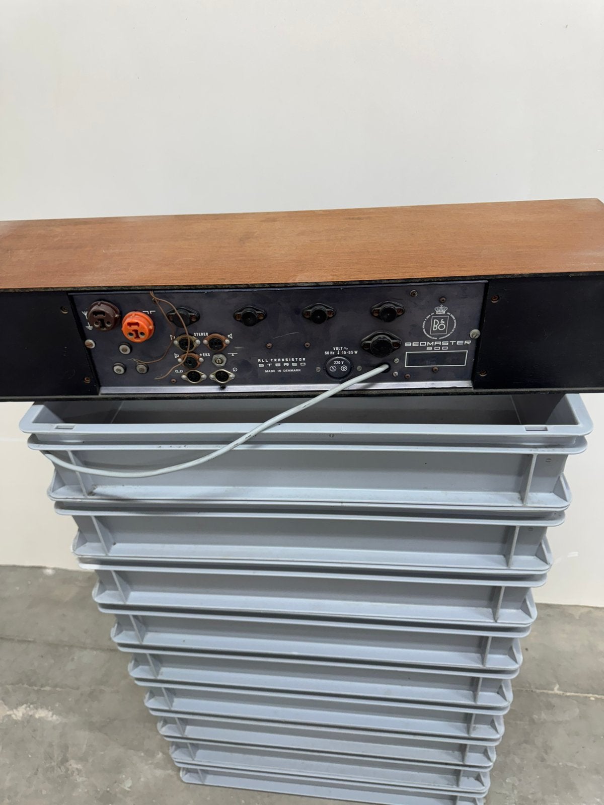 B&O radio met 2 boxen, Ophalen, Gebruikt