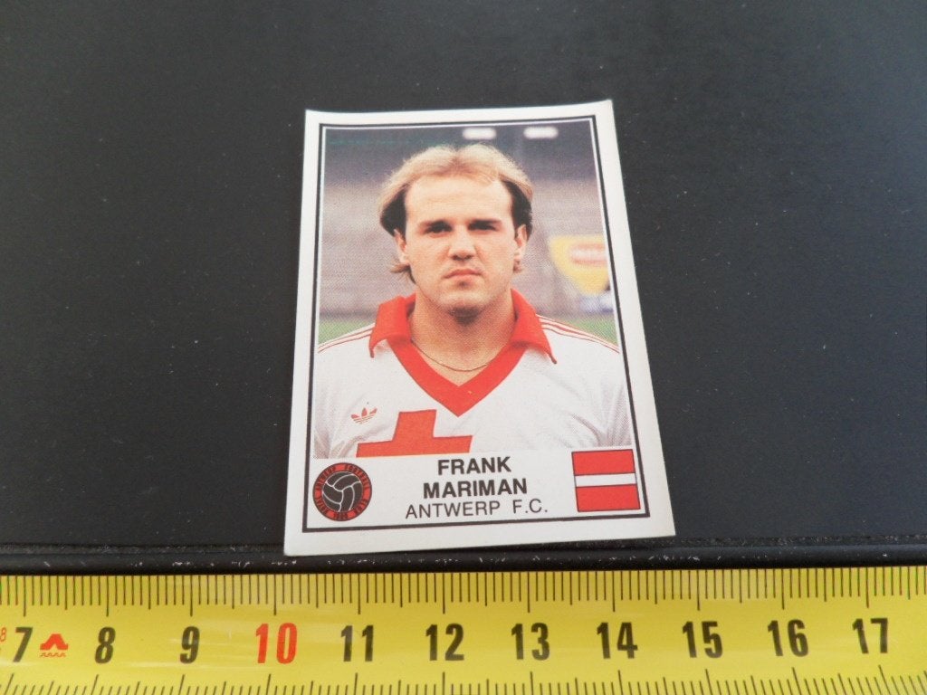 sticker panini football 82 #38 frank mariman antwerp fc, Ophalen of Verzenden, Zo goed als nieuw