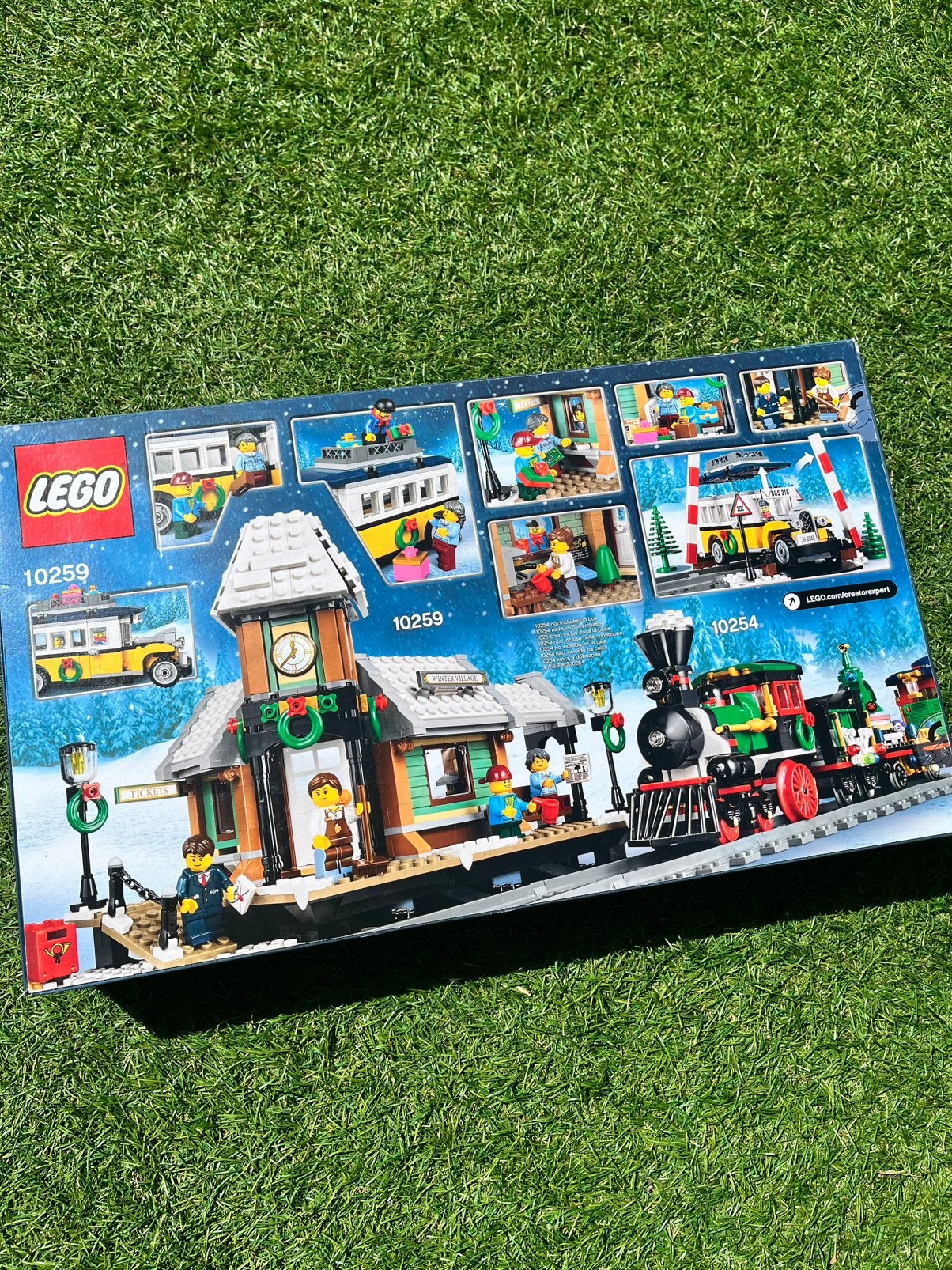 Lego 10259 - winter dorp station, Ophalen of Verzenden, Meer dan 50 stukjes, Zo goed als nieuw, 6 jaar of ouder