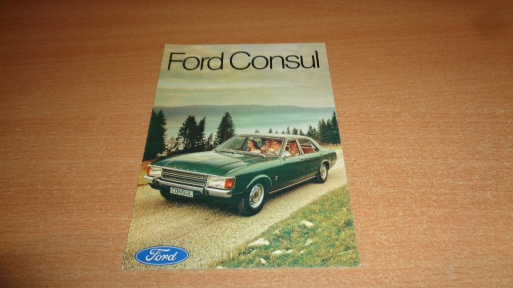 ZELDZAME Dealer Factory Postcard FORD CONSUL   2-1972, Verzenden, Nieuw, Ford