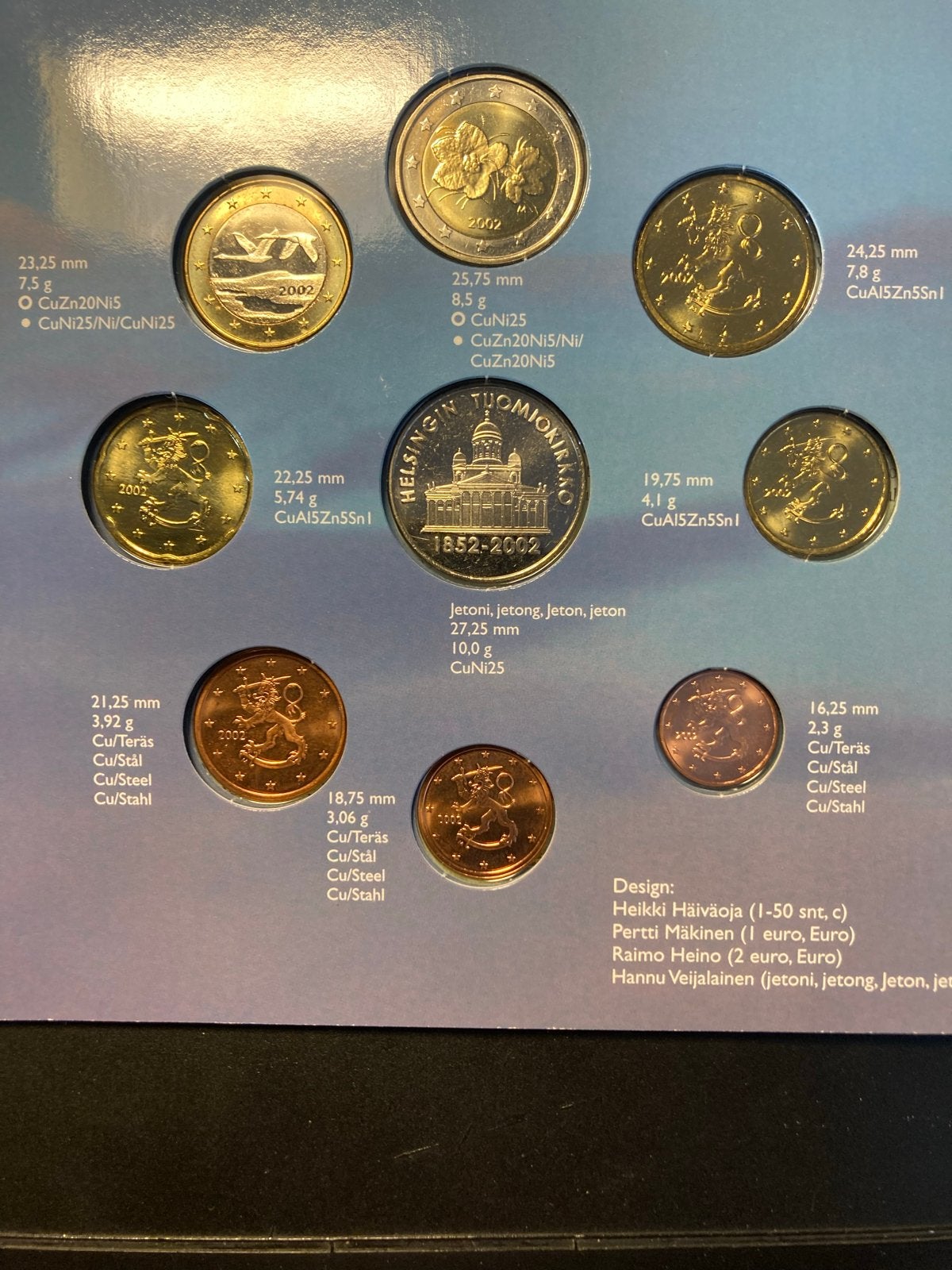 Finse Euro Muntset 2002 - Compleet en Onbeschadigd, Postzegels en Munten, Ophalen, Finland, Setje