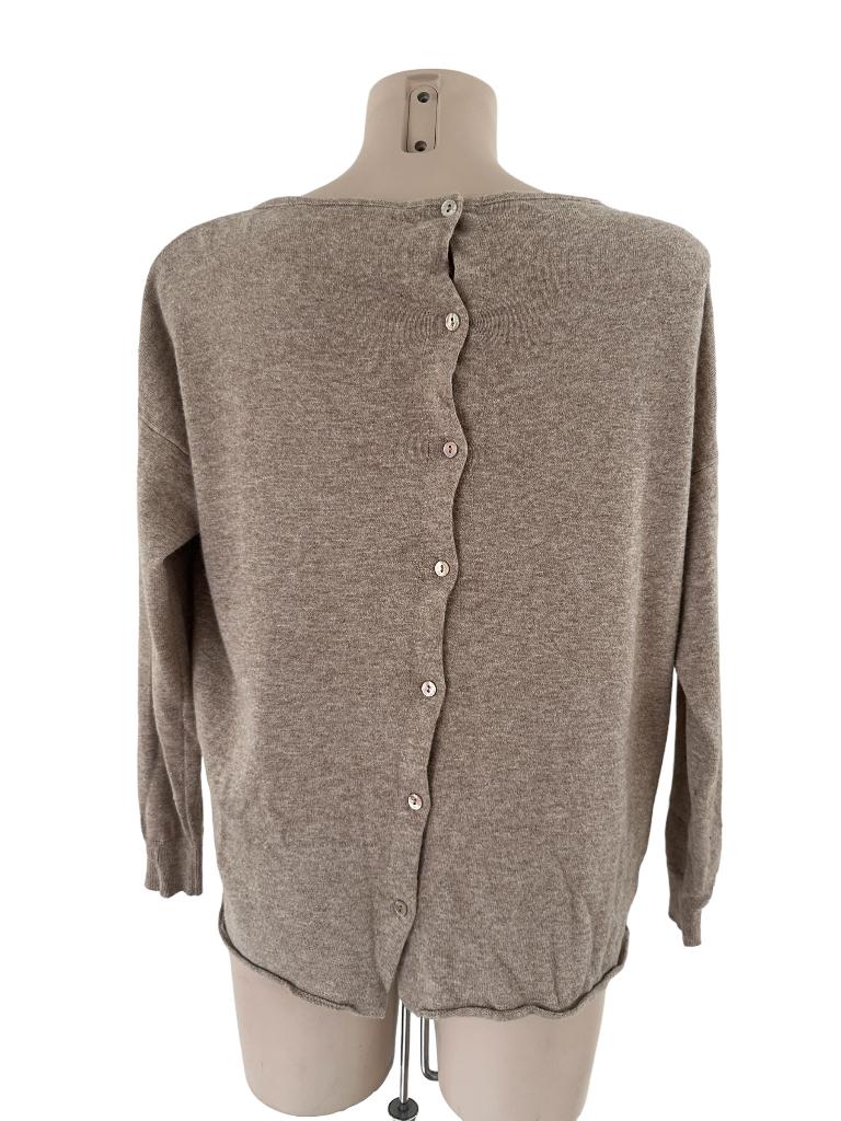 Resort Finest trui L, Maat 38/40 (M), Beige, Ophalen of Verzenden, Zo goed als nieuw