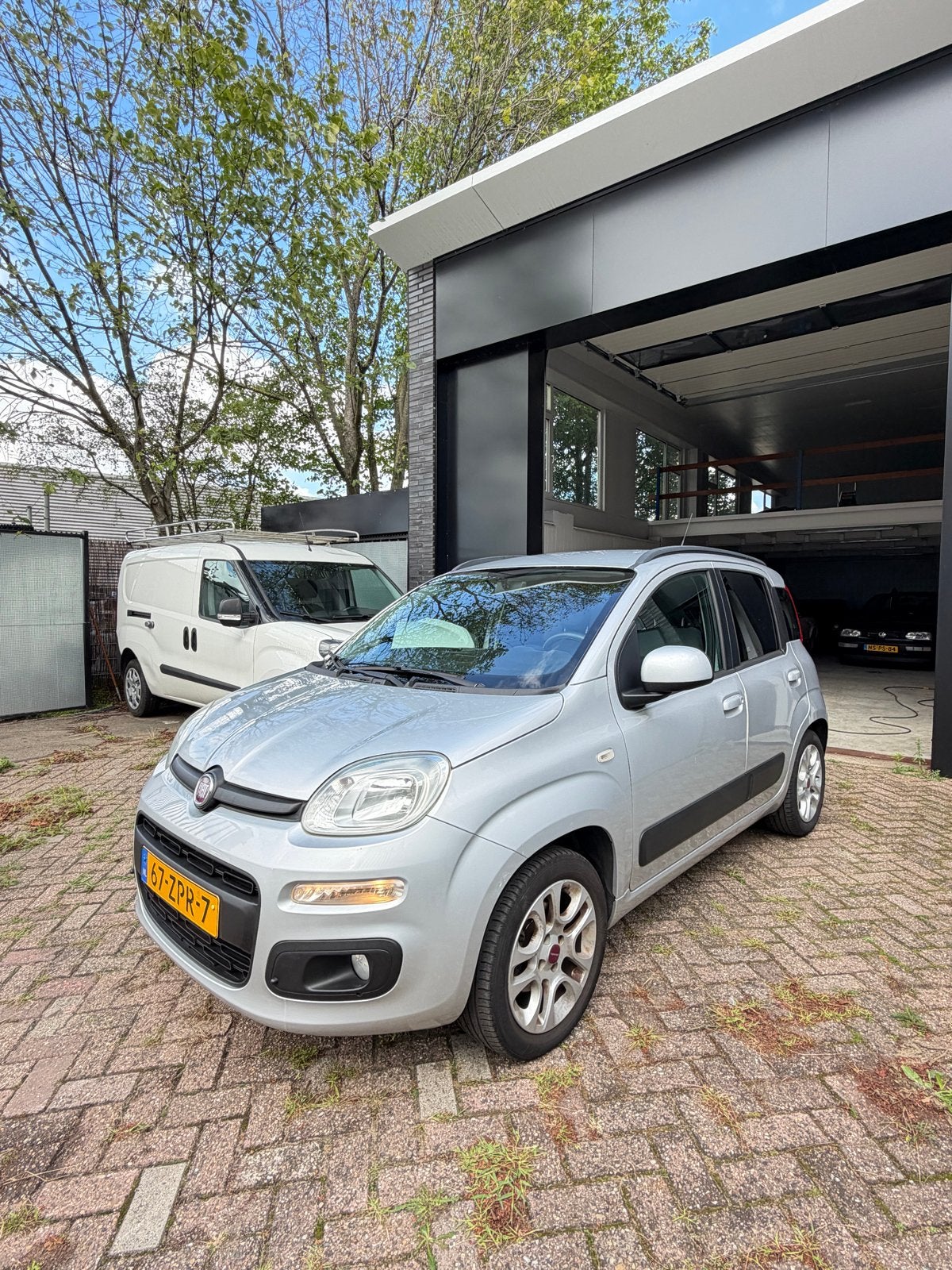 Fiat Panda Twinair 85 2013 Grijs, Auto's, Voorwielaandrijving, Stof, 40 €/maand, Panda