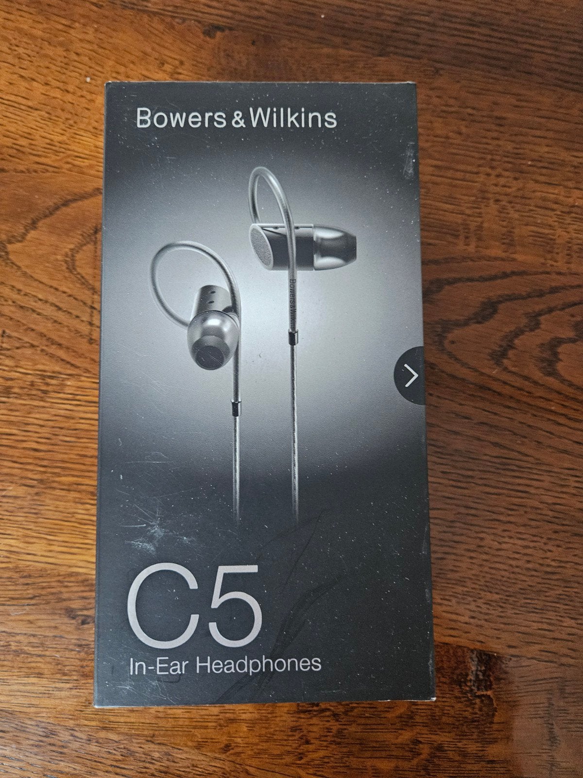 Bowers & Wilkins C5 In-Ear Koptelefoon - Zwart, In-ear, Ophalen of Verzenden, Zo goed als nieuw, Bowers & Wilkins