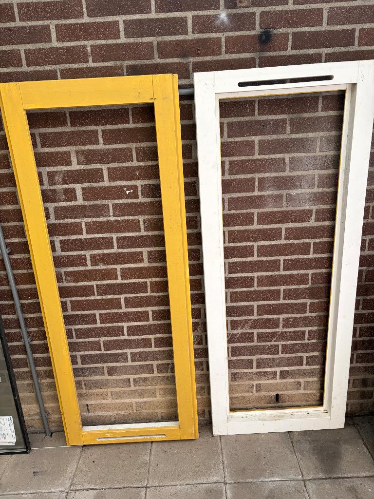 Hardhouten kozijnen te koop met thermopane HR++, Raamkozijn, Nieuw, 150 tot 225 cm, Inclusief glas