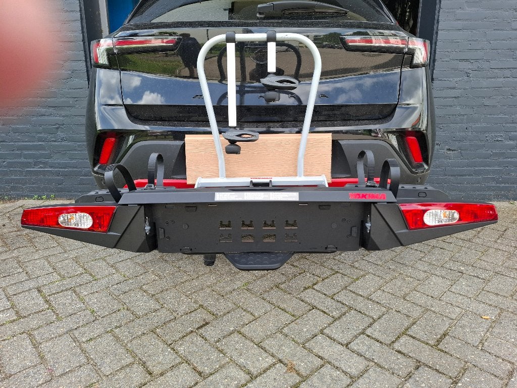 Fietsendrager Yakima FoldClick 2 – compacte voor 2 fietsen, Ophalen, Zo goed als nieuw, 2 fietsen, Trekhaakdrager
