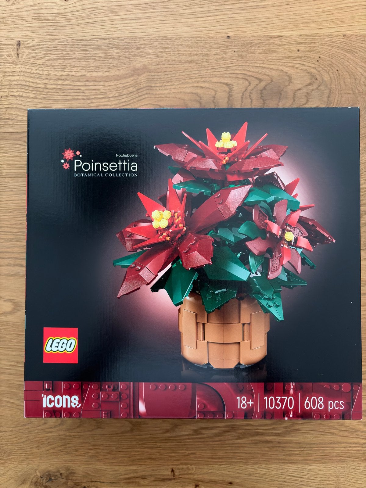 LEGO Icons Botanicals 10370 - Poinsettia (Nieuw), Lego, Nieuw, Ophalen of Verzenden, Icons