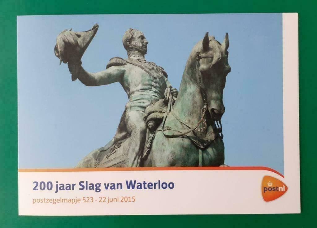 Postzegelmapje 523 200 jaar Slag van Waterloo - 2015, Verzenden, Na 1940, Postfris
