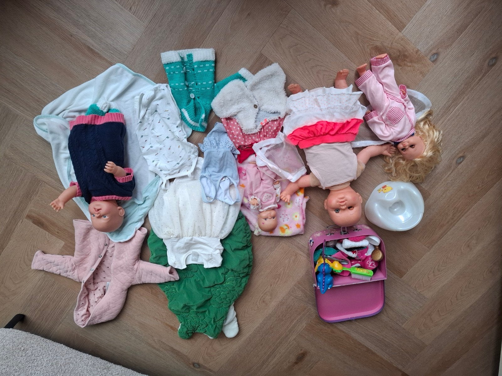 Complete Poppenset/Verzorgingsset met Accessoires, Ophalen, Gebruikt, Babypop