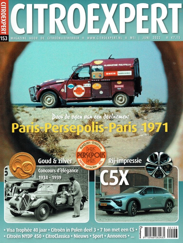 CitroExpert 2022 nr. 153 (o.a. Citroën Visa Trophée), Verzenden, Gelezen, Citroën