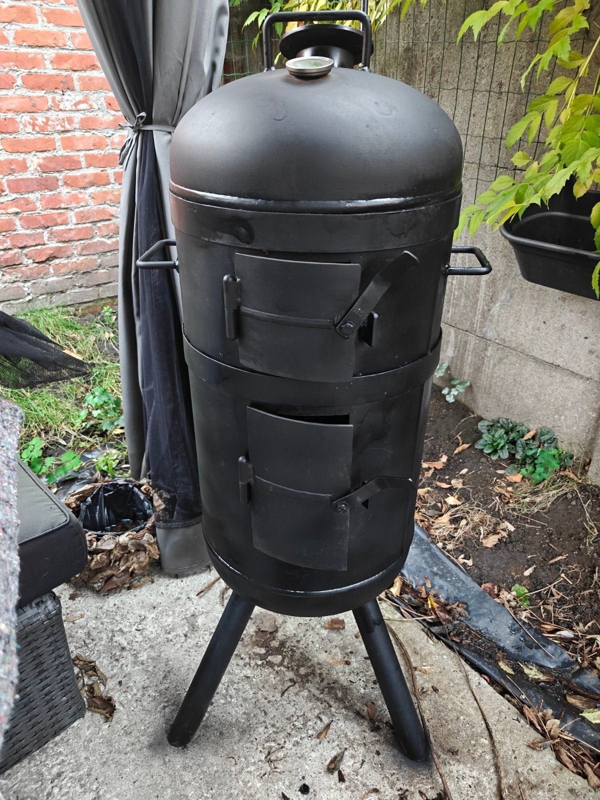 Unieke Smoker/Rookoven van LPG Tank - Handgemaakt, Ophalen, Gebruikt