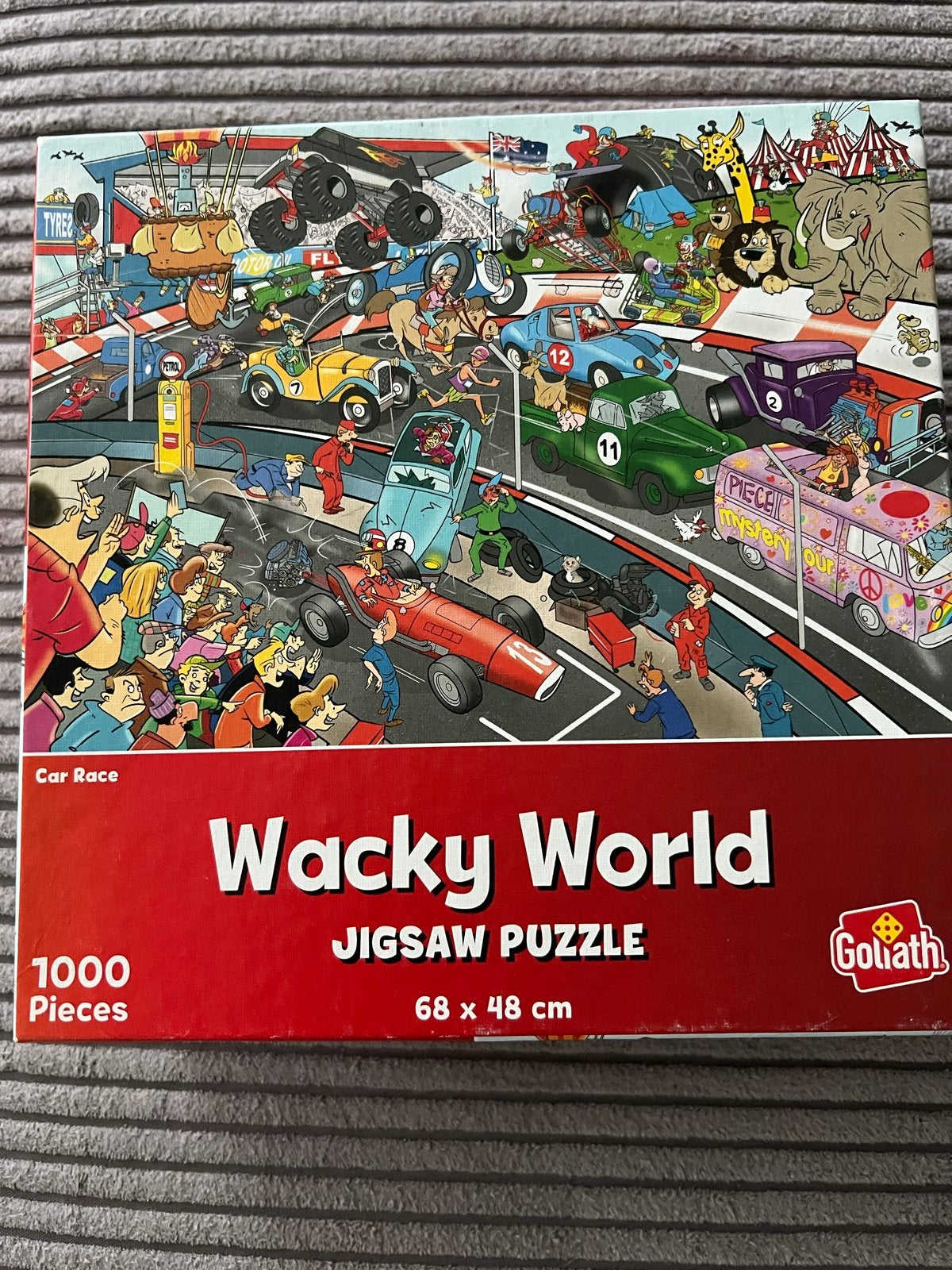 Goliath Wacky World Jigsaw Puzzel - 1000 Stukjes, Ophalen of Verzenden, 500 t/m 1500 stukjes, Zo goed als nieuw, Legpuzzel
