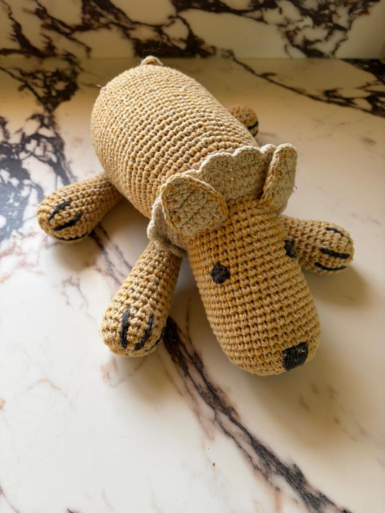 Gehaakte leeuw knuffel - handgemaakt en uniek, Kinderen en Baby's, Speelgoed | Knuffels en Pluche, Overige merken, Ophalen of Verzenden