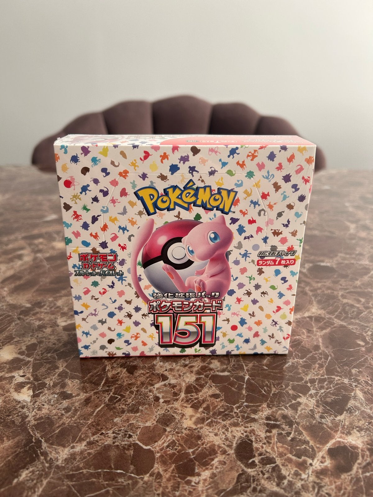 Japanese Pokémon 151 Booster Box Gloednieuw & Factory Sealed, Ophalen of Verzenden, Nieuw, Boosterbox, Foil